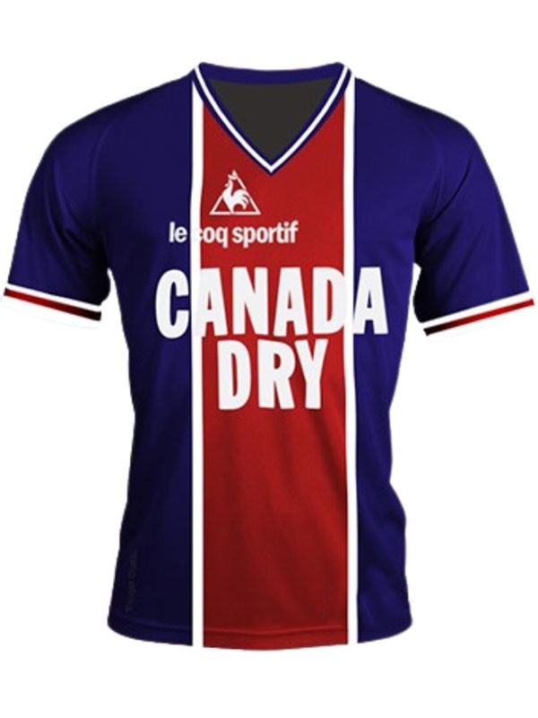 Paris saint-germain maillot domicile football rétro masculin 1974-1975